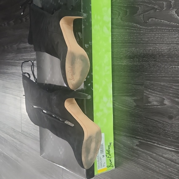 Sam Edelman Black Kayla Over-The-Knee Boots 7.5 - Picture 4 of 4